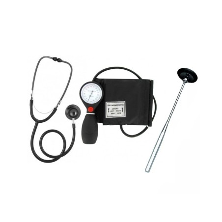 Kit Clinique (1x stéthoscope, 1x tensiomètre , 1x marteau à réflexes)