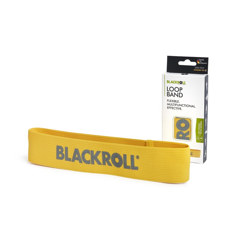 Blackroll Elastique Squat Loop Band - Bande Extra Souple Jaune
