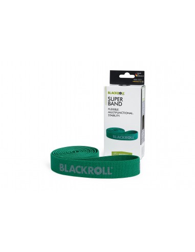 Blackroll Elastique Super Band Bande Moyenne Verte