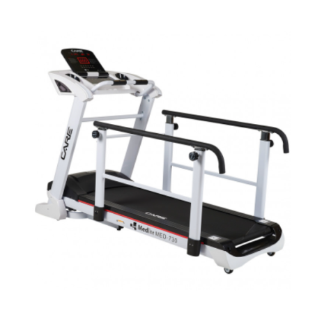 Tapis CARE MED-730 avec barre de maintien, inclinaison motorisée