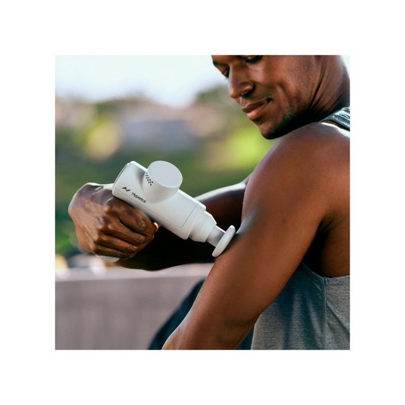 Pistolet de massage HYPERVOLT GO 2 sans fil pour la réduction des douleurs et raideurs musculaires, l'amélioration de l'amplitud