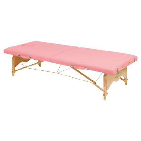 Table pliante technique réglable bois naturel