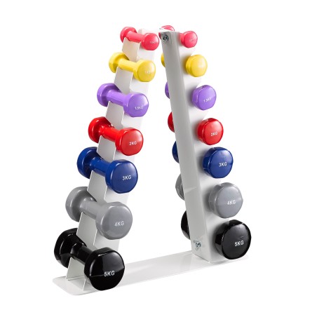 Série de 7 paires haltères PVC