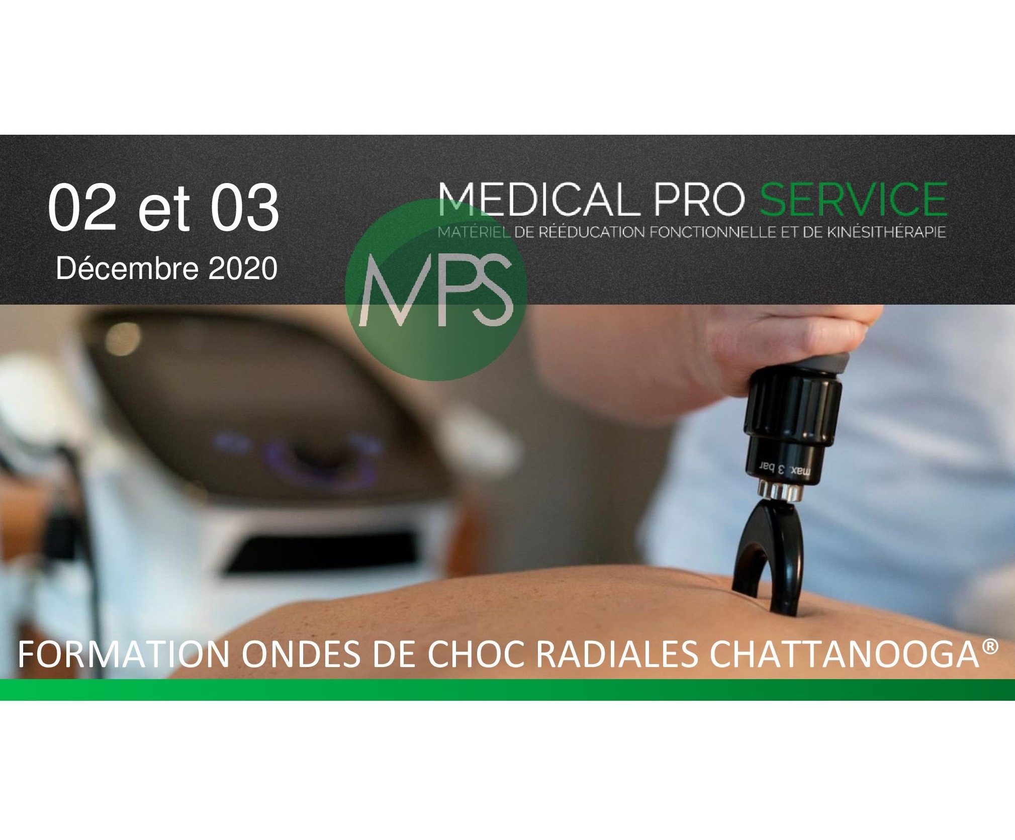 FORMATION ANNULÉE - COVID19 - FORMATION ONDES DE CHOC RADIALES LE 02 ET 03 DÉCEMBRE 2020