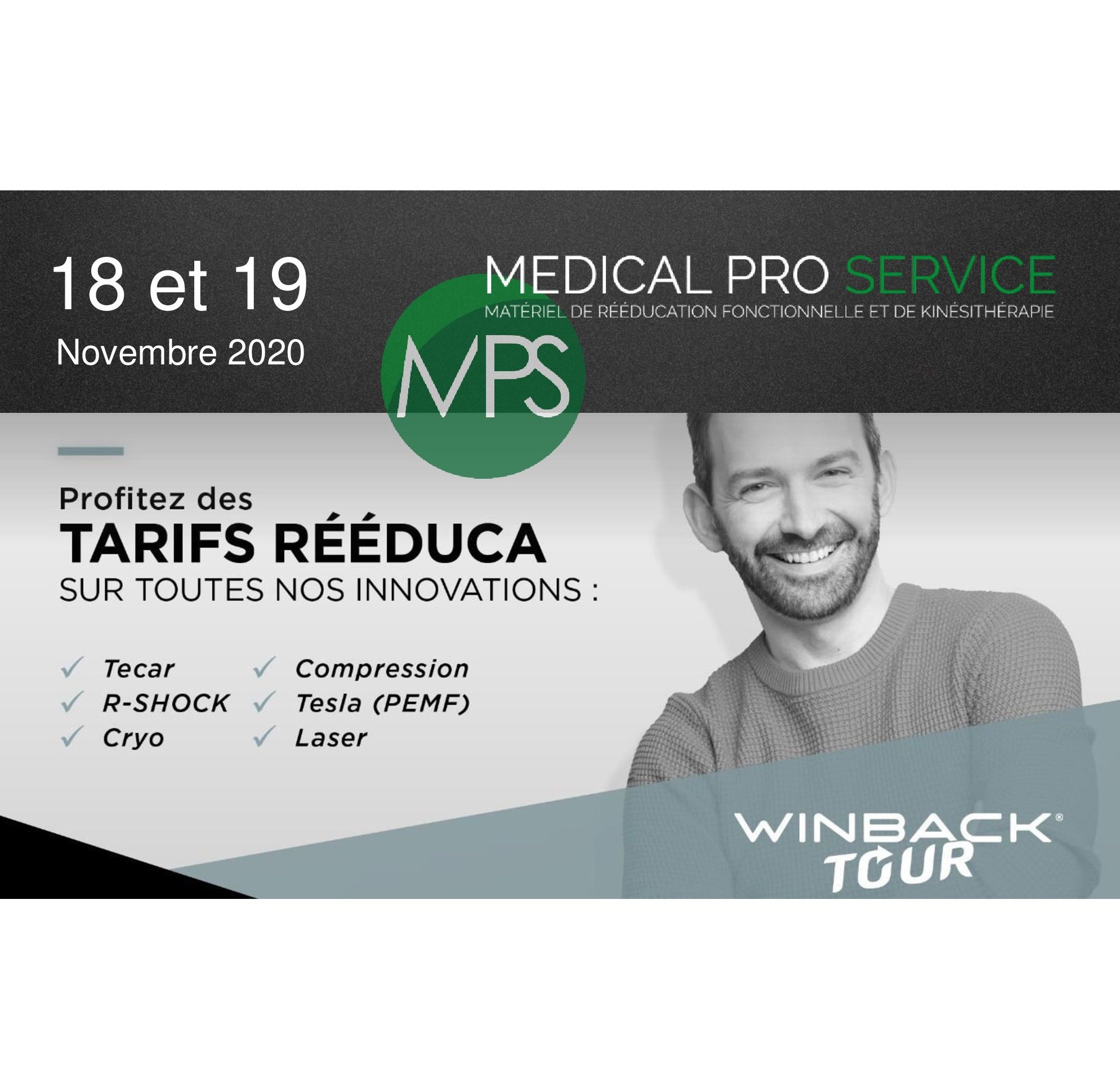 MPS WINBACK TOUR 2020 ! Nous venons directement à vous munis de nos meilleures offres et nouveautés ! 