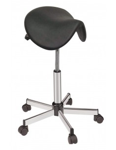 Tabouret Pony sur roulettes