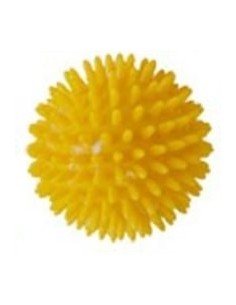 Balle hérisson - 8 cm jaune