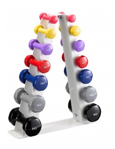 Série de 7 paires haltères PVC